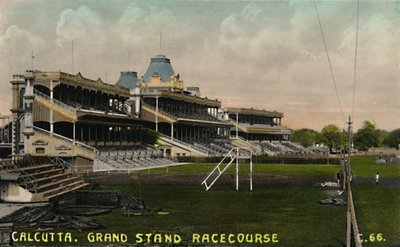 カルカッタ。グランドスタンド競馬場、c1930s。 作： Unbekannt