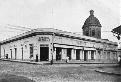 Palmas Street、アスンシオン、パラグアイ、1911 作： Unbekannt