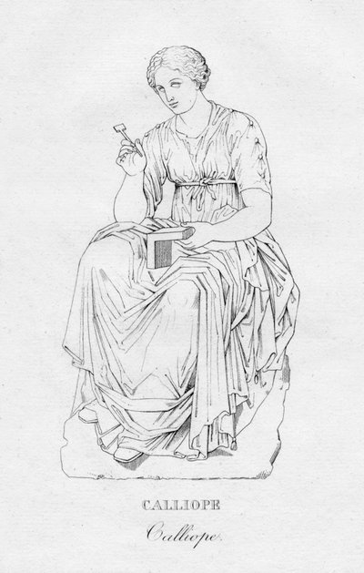 カリオペ、c1850 作： Unbekannt