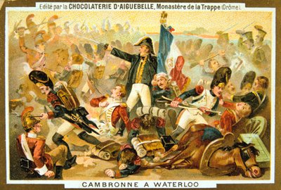 ウォータールーの戦いでのカンブロンヌ、1815年6月18日、19世紀 作： Unbekannt