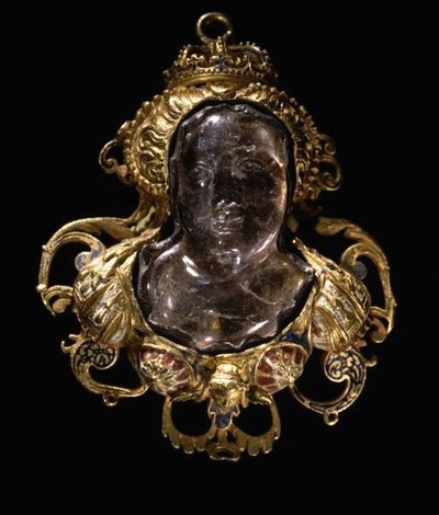 ダイアン・ド・ポワティエの胸像のあるカメオ1499-1566、16世紀 作： Unbekannt
