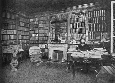 カミーユフラマリオン-彼の本、c1925の中で著名な天文学者 作： Unbekannt