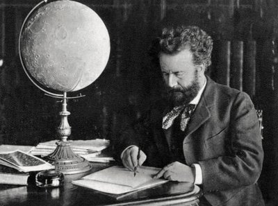 カミーユ・フラマリオン、フランスの天文学者、作者、1890 作： Unbekannt