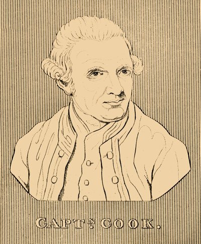キャプテンクック、1728〜1779年、1830年。 作： Unbekannt
