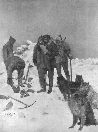 キャプテンMacClintocksがフランクリンを捜索、1859年：...遺跡の発見...、1901年。 作： Unbekannt