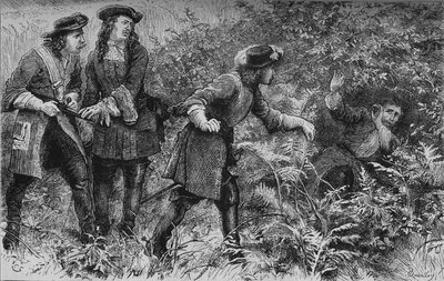 モンマスの捕獲、1685年7月6日、c1880 作： Unbekannt