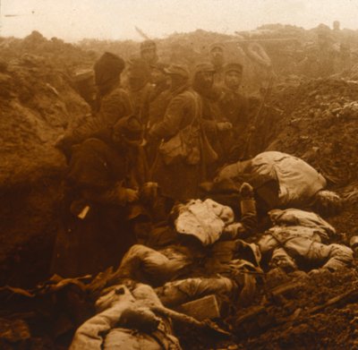 捕獲された塹壕、フランス北部のレパージュ、c1914-c1918。 作： Unbekannt
