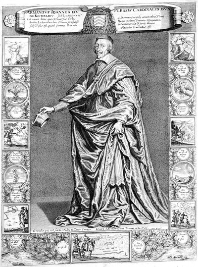 リシュリュー枢機卿、c1637、18世紀 作： Unbekannt