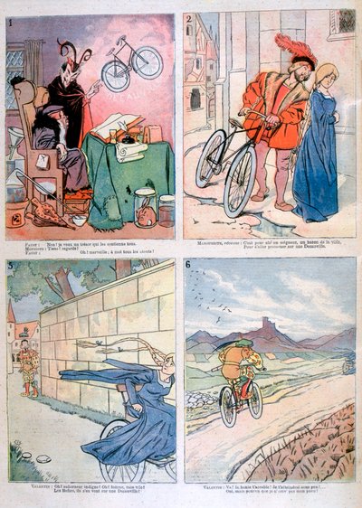 ファウストの伝説の風刺画、1894 作： Unbekannt