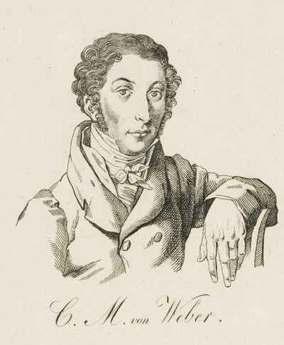 カールマリアフォンウェーバー1786-1826、1821年以降。 作： Unbekannt