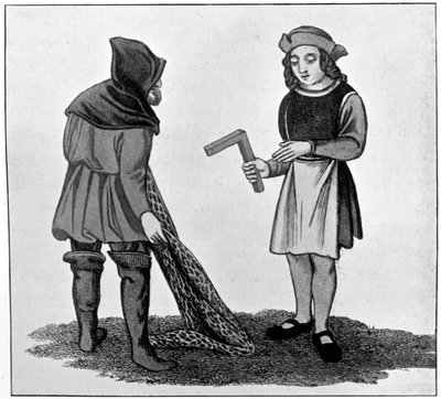 大工と漁師、15世紀、1910 作： Unbekannt