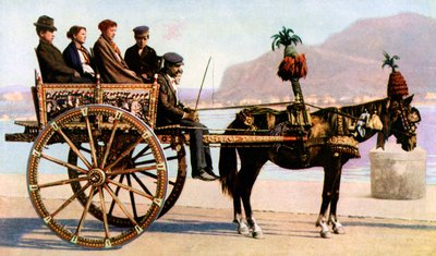 カート、パレルモ、シチリア、c1923 作： Unbekannt