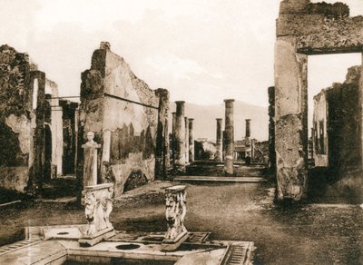 Cornelio Rufoの家、ポンペイ、イタリア、c1900年代 作： Unbekannt
