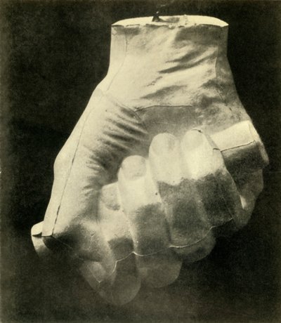 リンカーンの右手のキャスト、1860年、1930年。 作： Unbekannt