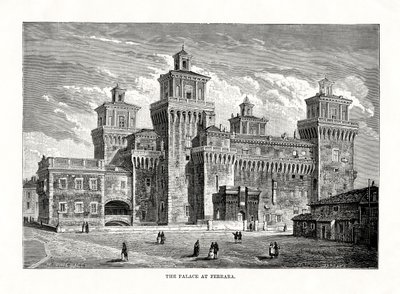 カステッロエステンセ、フェラーラ、イタリア、1879 作： Unbekannt