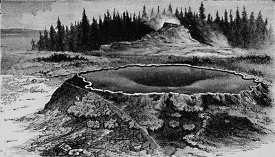 キャッスルガイザーとファイヤーベイスン、1873年、1883年 作： Unbekannt