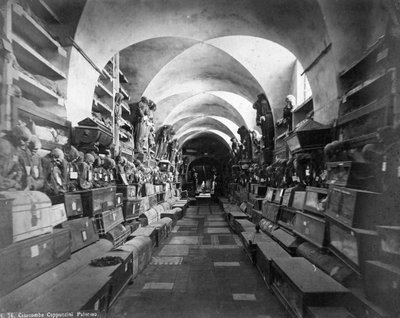 カプチンのカタコンベ、パレルモ、イタリア、c1910s 作： Unbekannt