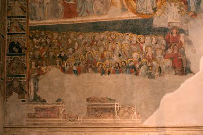 カテドラル（Catedral de Santa María）。回廊の様子。礼拝堂（サン・ブラス）。壁画。 作： Unbekannt