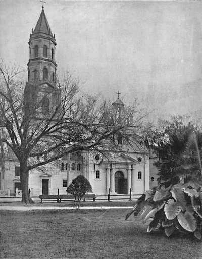 フロリダ州セントオーガスティン大聖堂、c1897。 作： Unbekannt