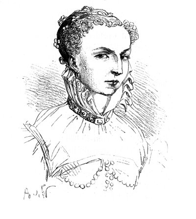 キャサリンドメディチ、フランスの女王、1519年〜1589年 作： Unbekannt