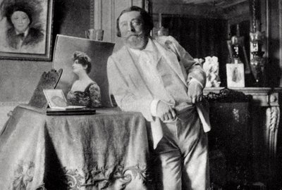 カトゥールメンデス、フランスの詩人、文学者、1906年 作： Unbekannt