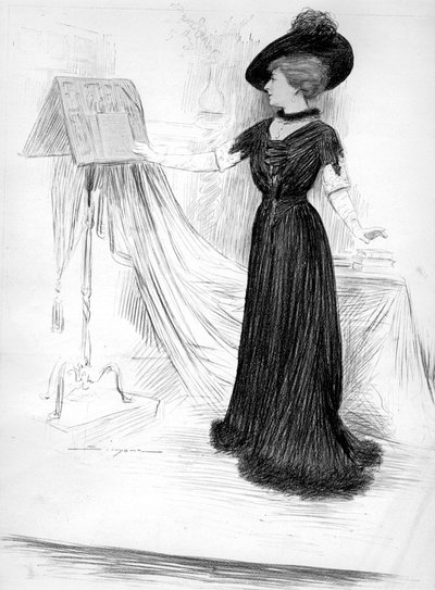 セシルソレル、フランスの女優、1909年 作： Unbekannt