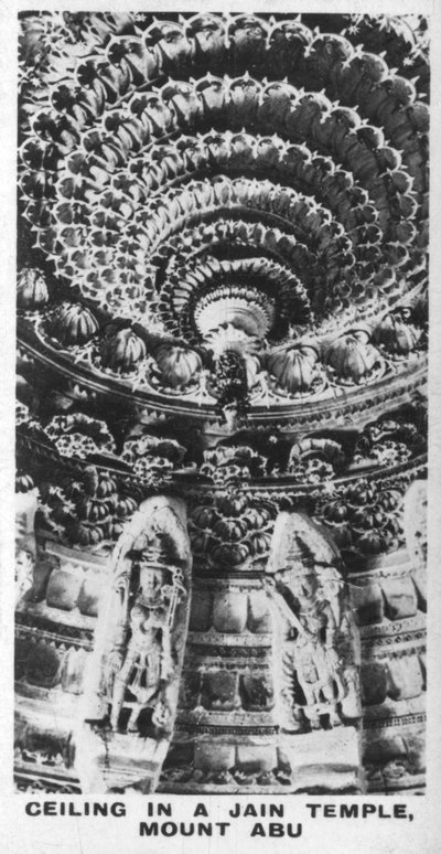 ジャイナ教寺院、アブ山、ラジャスタン、インド、c1925の天井 作： Unbekannt