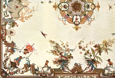グランシンジェリーの天井、フランス、シャンティイ城、1928年。 作： Unbekannt