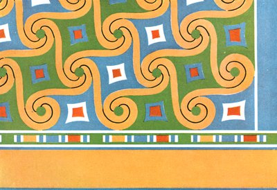 ネスパネファー彼女の墓の天井画、シェイクアブドエルクルナ、テーベ、エジプト、1928年。 作： Unbekannt