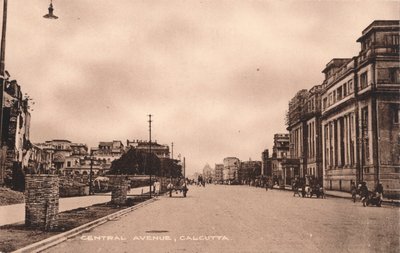 セントラルアベニュー、カルカッタ、c1900 作： Unbekannt