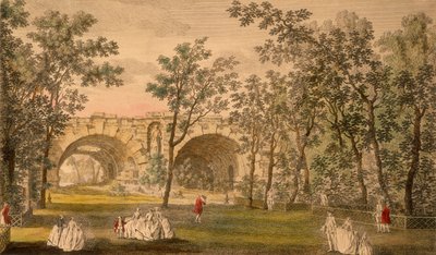 センター クロスウォーク、ヴォクスホール ガーデンズ、ロンドン、c1751 作： Unbekannt
