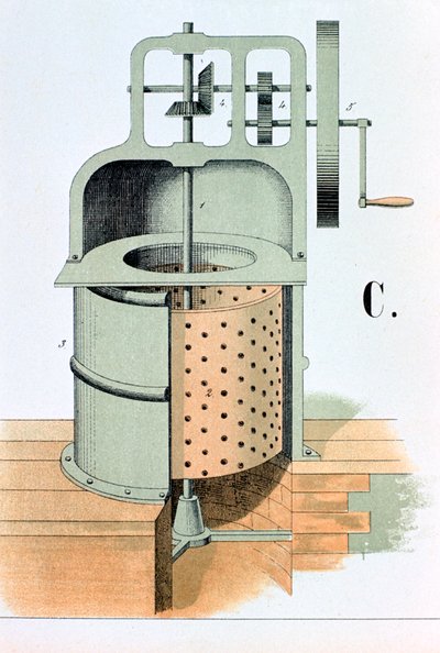 遠心分離機、1882 作： Unbekannt