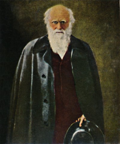 チャールズダーウィン1809-1882。 -コリアーによる絵画、1934年。 作： Unbekannt