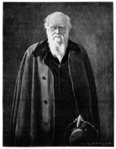 チャールズダーウィン、有名な博物学者、思想家、1900年 作： Unbekannt