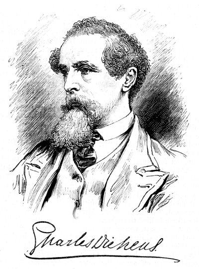 チャールズディケンズ、イギリスの小説家およびジャーナリスト、c1860s 作： Unbekannt