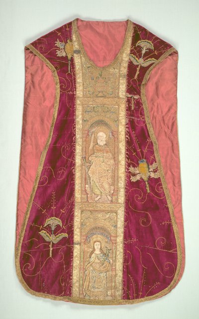 Chasuble、1500-1520。 作： Unbekannt