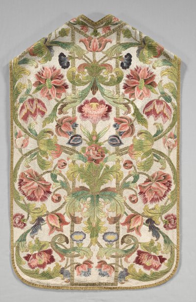 Chasuble、1700年代。 作： Unbekannt