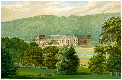 チャッツワースハウス、ダービーシャー、デボンシャー公爵の家、c1880 作： Unbekannt