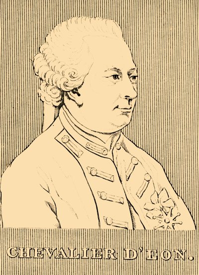 ナイト・デオン、1728-1810、1830。 作： Unbekannt