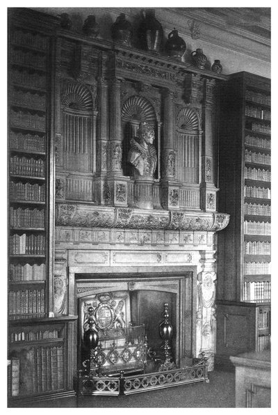 ウィンザー城の図書館の煙突部分、1896 作： Unbekannt