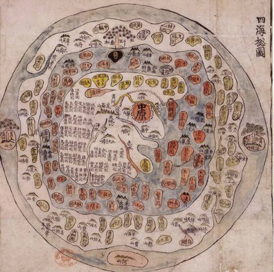 18世紀半ばの天国のすべてのChonhadoマップ。 作： Unbekannt