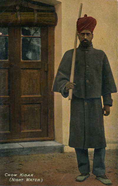 Chow Kidar Night Watch、c1910。 作： Unbekannt