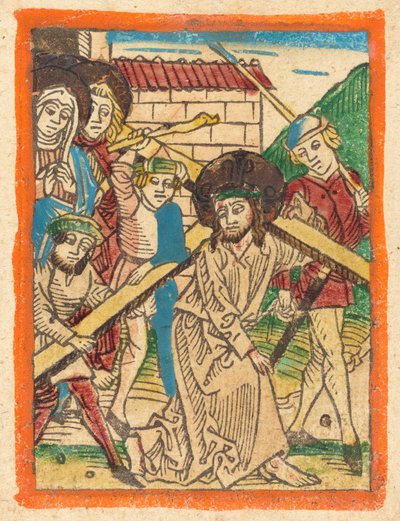 十字架を運ぶキリスト、c。 1470年。 作： Unbekannt
