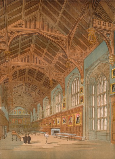 クライストチャーチホール、オックスフォード、c1845、1864 作： Unbekannt