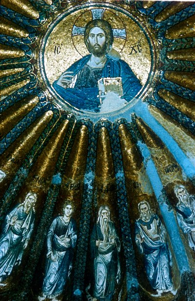 Christ Pantocrator、c1310-c1320 作： Unbekannt
