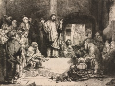 キリストの説教 ラ・プチ・トンベ、c。 1652年。 作： Unbekannt