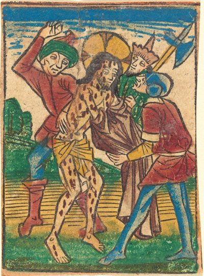剥ぎ取られたキリスト、c。 1490年。 作： Unbekannt