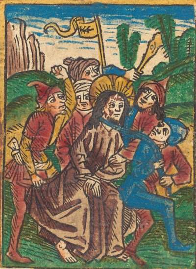 キリストは刑務所につながる、c。 1490年。 作： Unbekannt