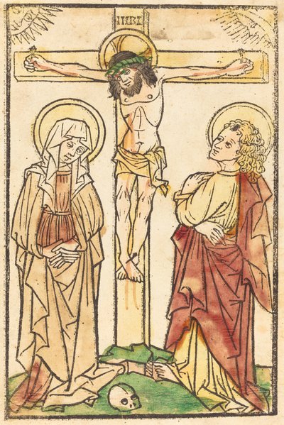 十字架上のキリスト、c。 1460年。 作： Unbekannt