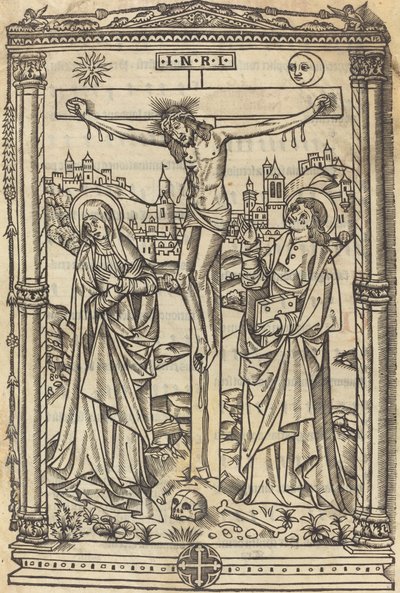 十字架上のキリスト、c。 1490年。 作： Unbekannt